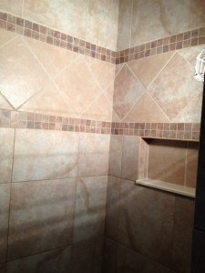 custom shower tile