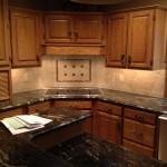 custom kitchen back splash