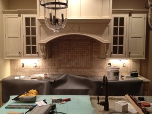 Custom Kitchen back splash