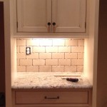 White back splash